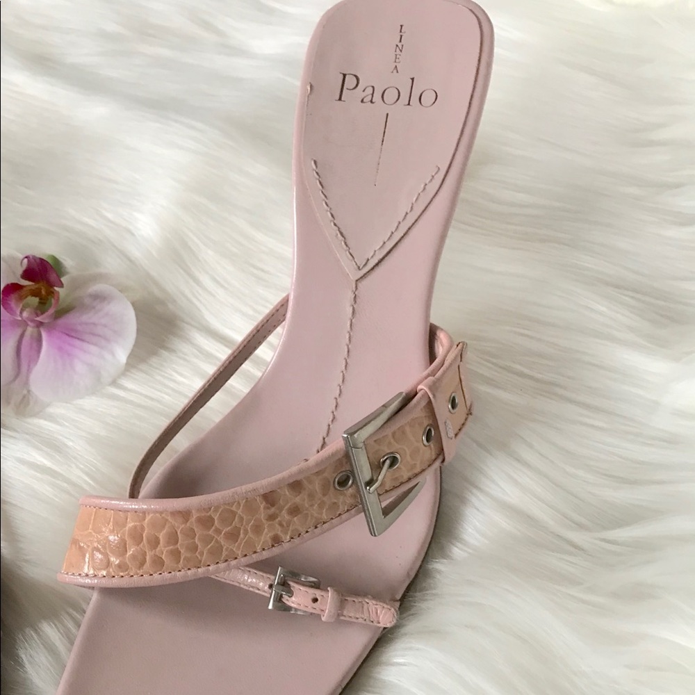 Pink Paolo Kitten Heels